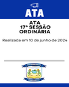 Ata da 17ª Sessão Ordinária