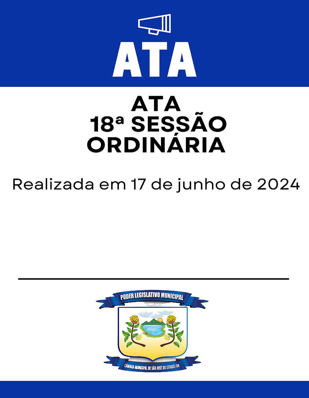 Ata da 18ª Sessão Ordinária