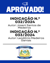 Confira as Indicações aprovadas na 14ª Sessão Ordinária