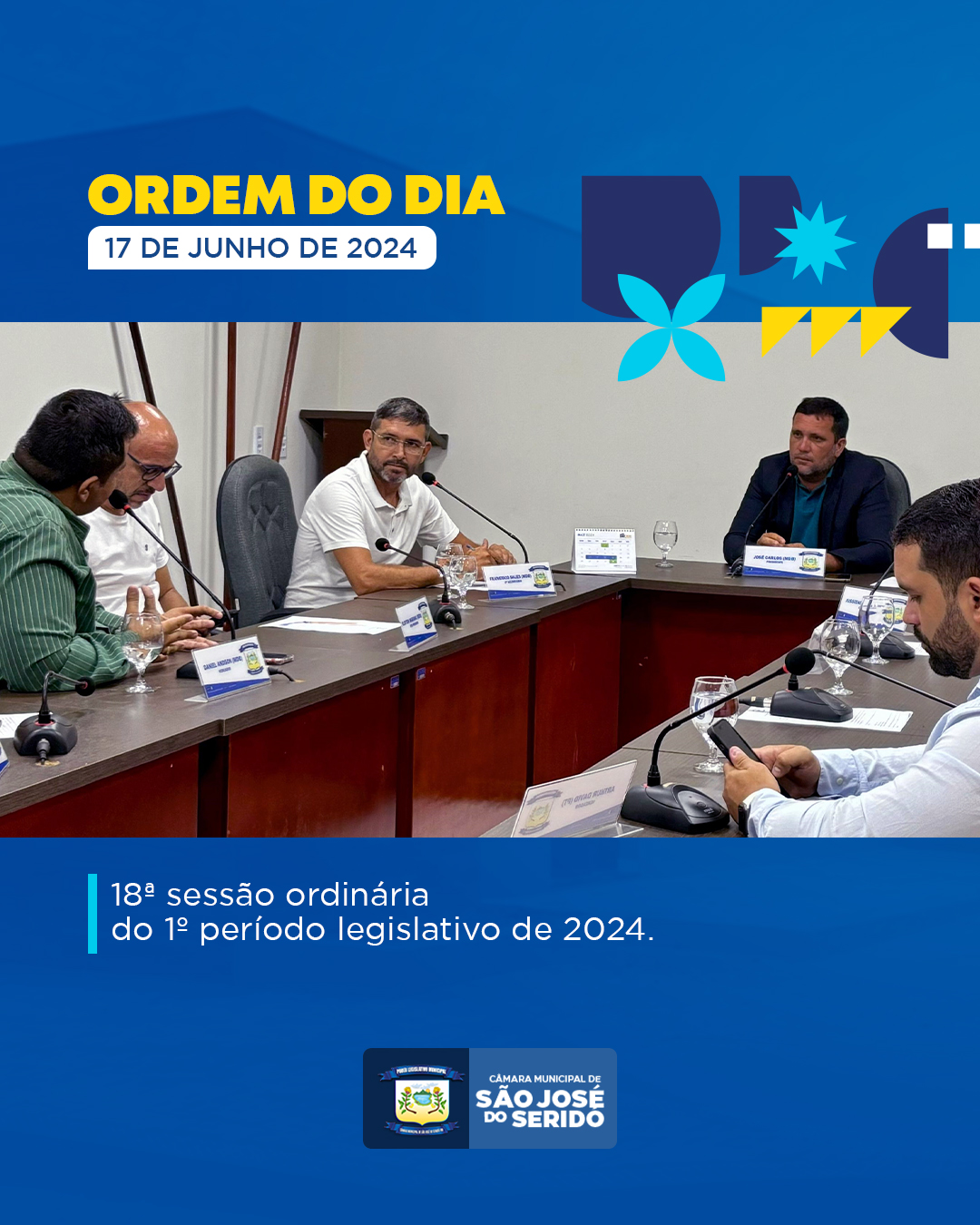 Ordem do Dia - 20ª Sessão Ordinária